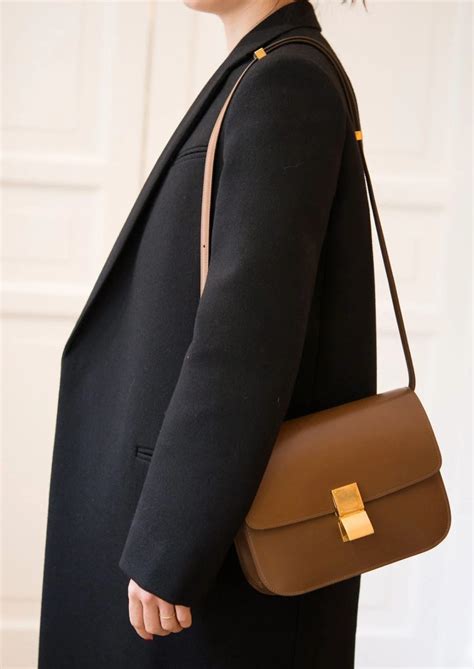 celine medium classic box shoulder bag|Celine shoulder bag price.